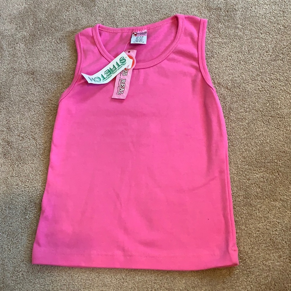 NWT Hot Pink Stretchy Tank Top